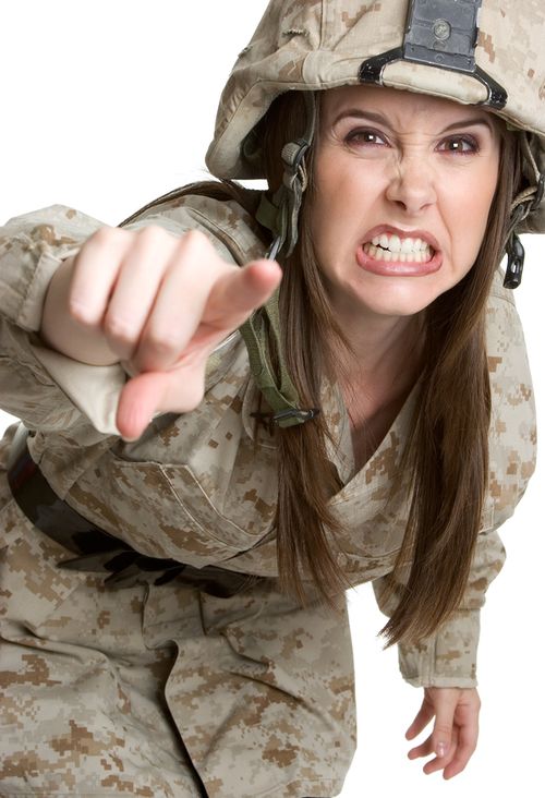 Bigstockphoto_Angry_Female_Soldier_3091663