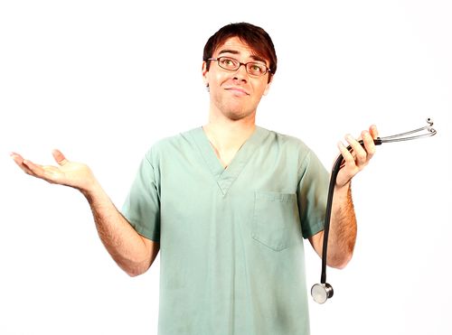 Bigstockphoto_Confused_Doctor_In_Confusion_1381657